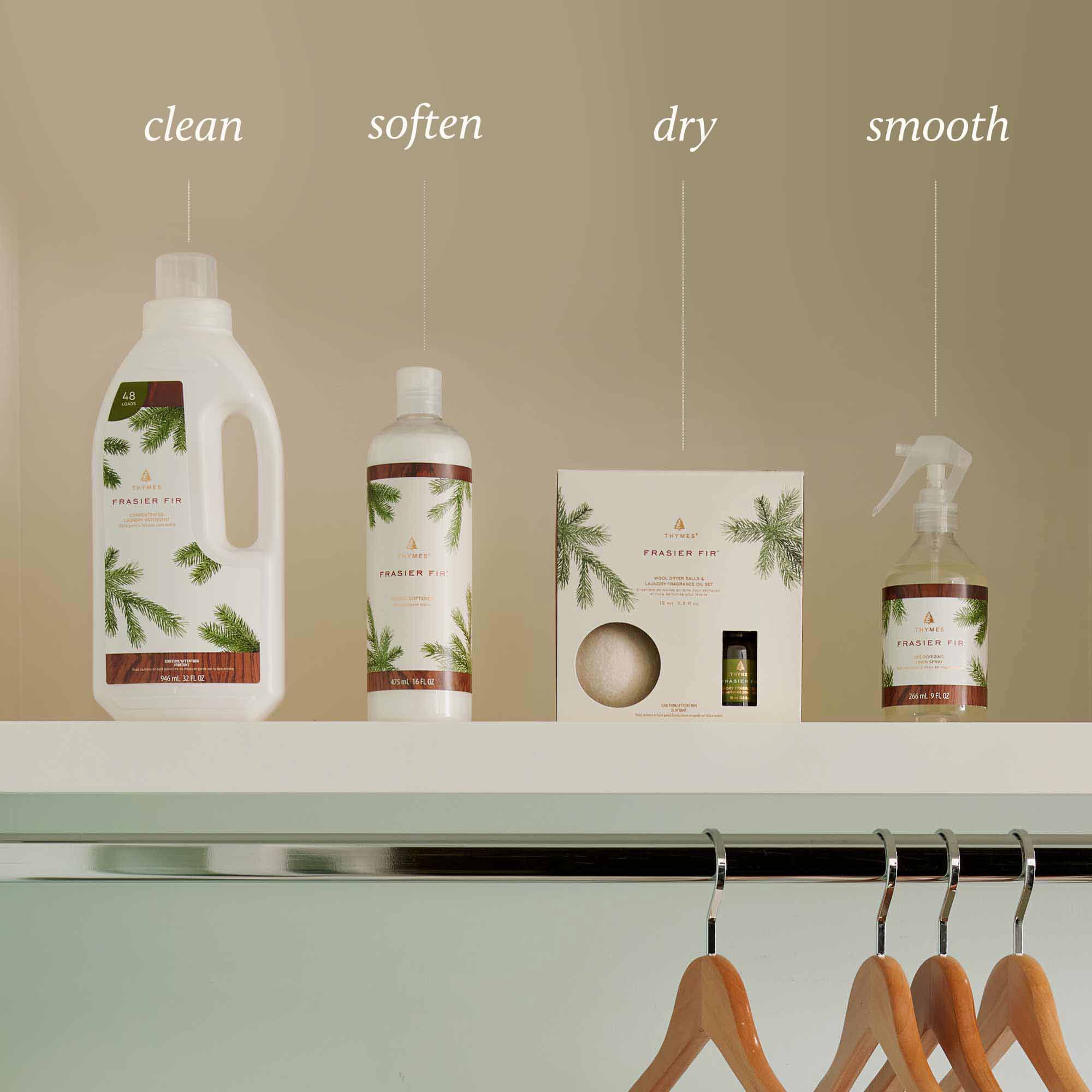 Frasier Fir® Wool Dryer Balls & Laundry Fragrance Oil Set