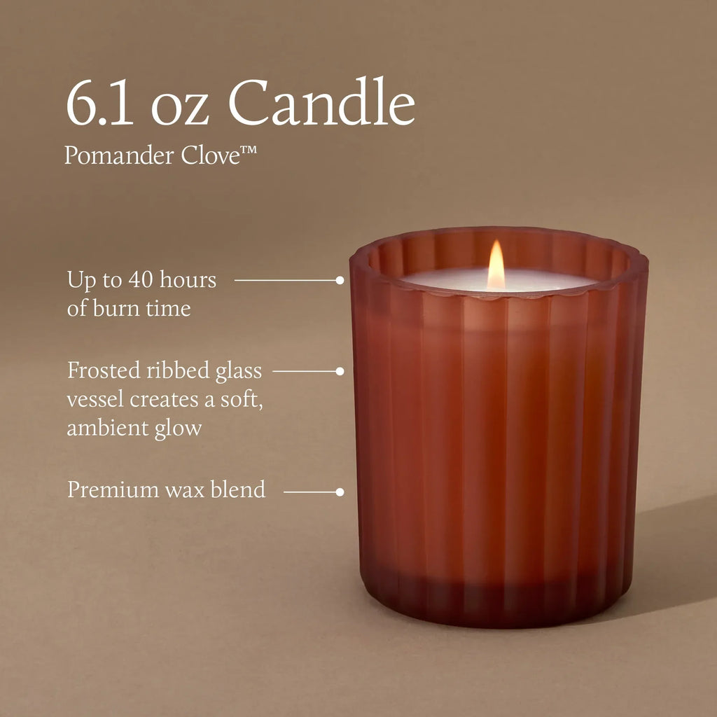 Pomander Clove Candle Duo