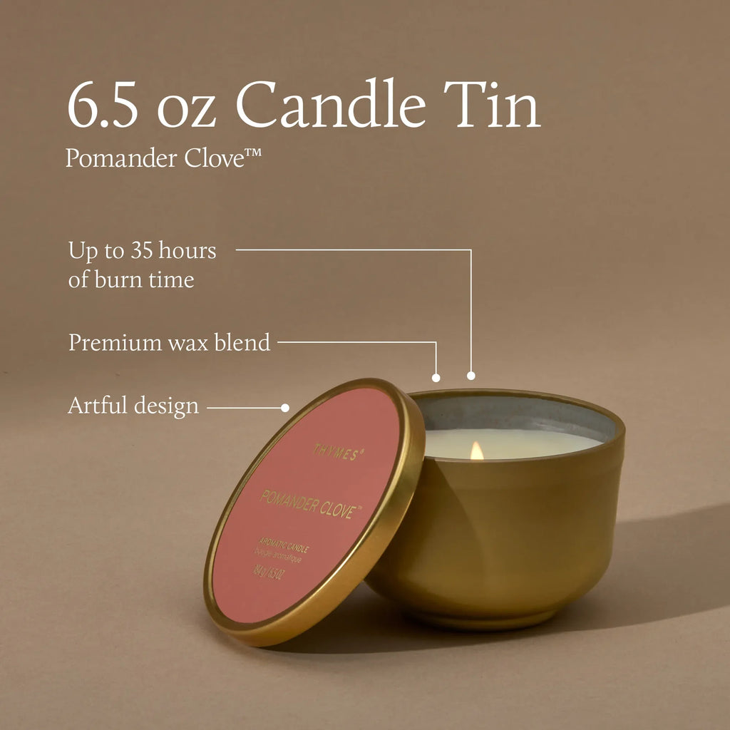 Pomander Clove Candle Tin 